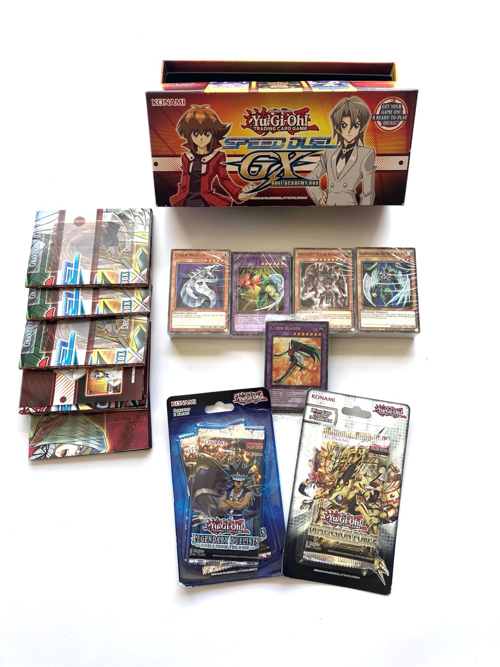 Yu-Gi-Oh! Speed Duel GX Duel Academy Box + Sealed Cards & Booster Packs Lot